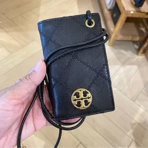 ★オシャレ★TORY BURCH ROBINSON LANYARD LANYARD CARD CASE Robinson Lanyard: Women's Wallets & Card Cases | Card Cases